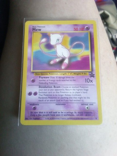 Mew Promo Card #8 Glossy Finish