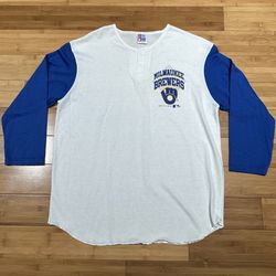 Vintage 1989 Milwaukee Brewers 3/4 Sleeve