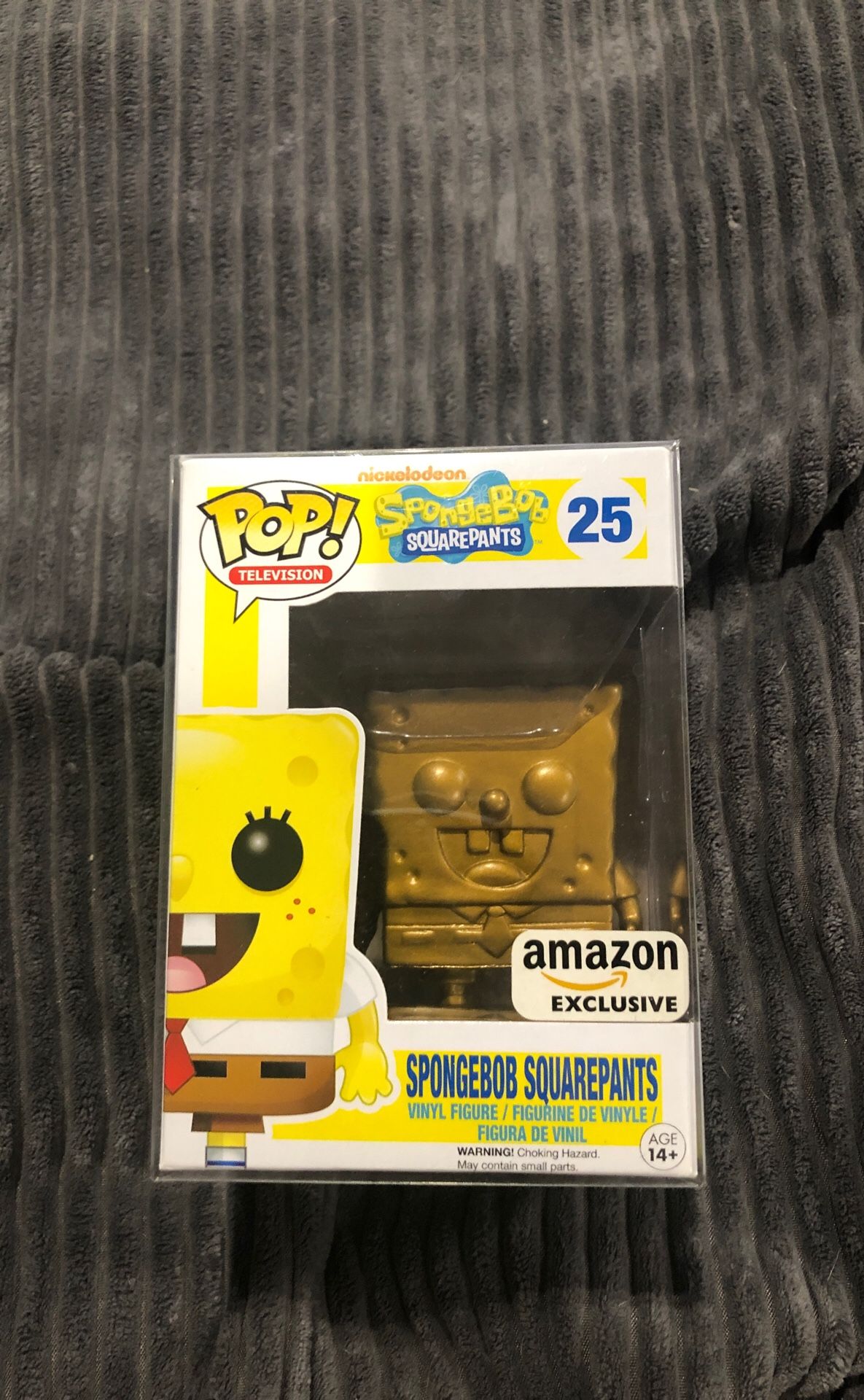 Funko pop SpongeBob SquarePants Gold Amazon Exclusive