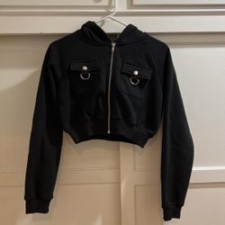 Current Mood Womens Cropped Sweater