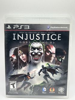 Injustice Gods Among Us PS3 PlayStation 3 