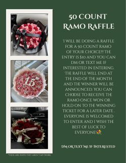 RAFFLE FOR A 50 COUNT BOUQUET