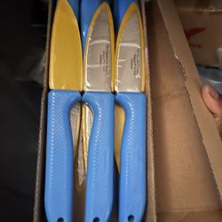Set of 2 Knives THE ORGANIC CO.™ KONVEX T: KN-130SB Food Process Knife - Stainfree with Blue Handle