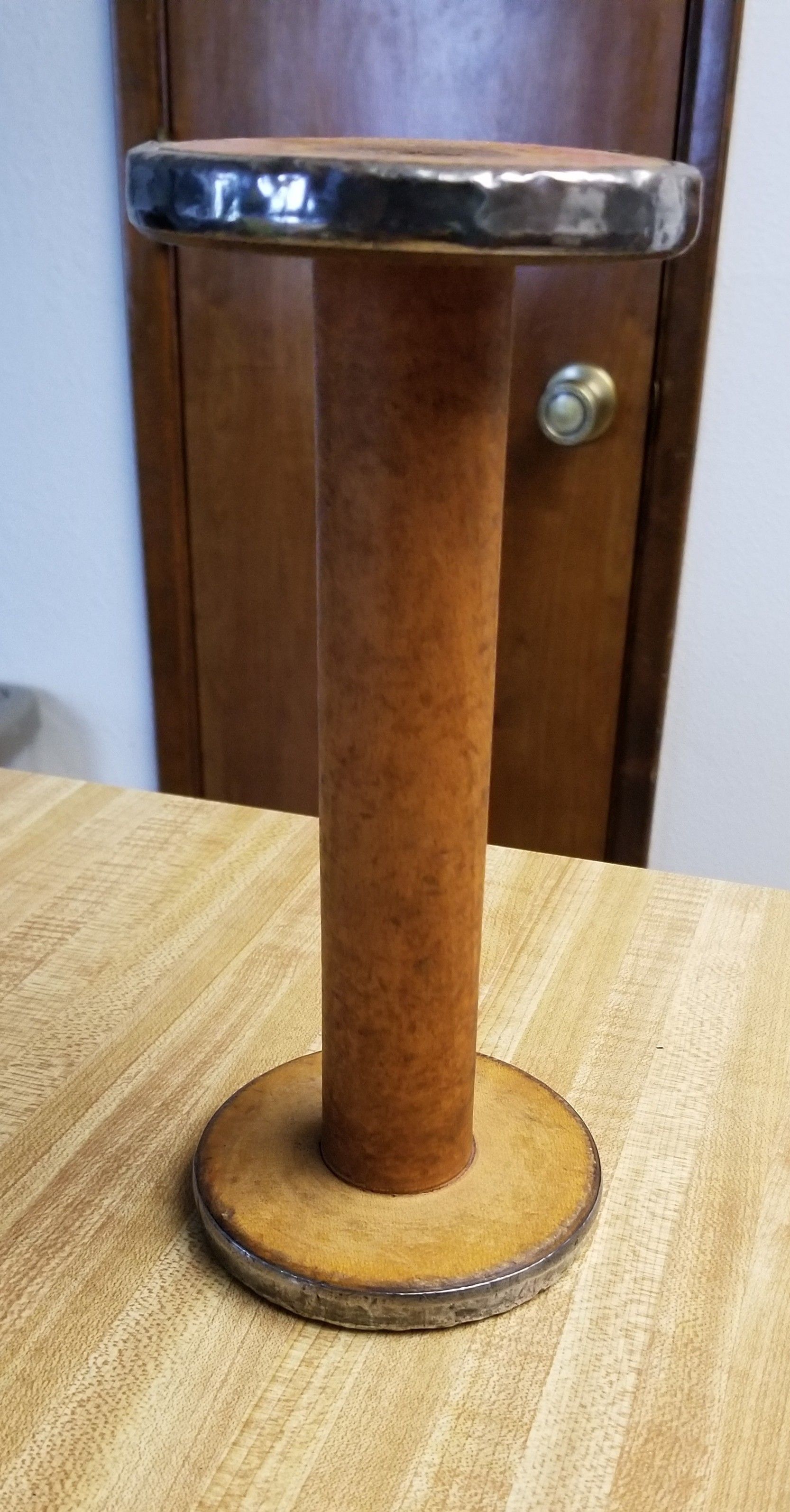 Vintage Wood Textile Spoole/Spindle - England