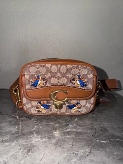 Coach Studio Camera Bag 18 in Signature Textile Jacquard with Creatures