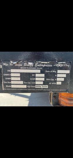 20’ Texas Bragy Tandem Axle Utility Trailer