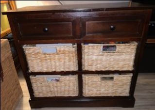 Storage Unit, Small 6-Drawers, Small Dresser, Side Table Drawers -  Cajonero Pequeño, Mesa de Cajones,  Mesa de Noche