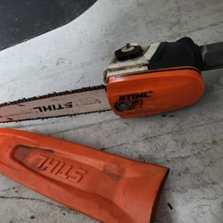 EXTENDED POLE SAW STIHL