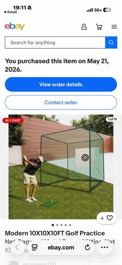 Golf cage