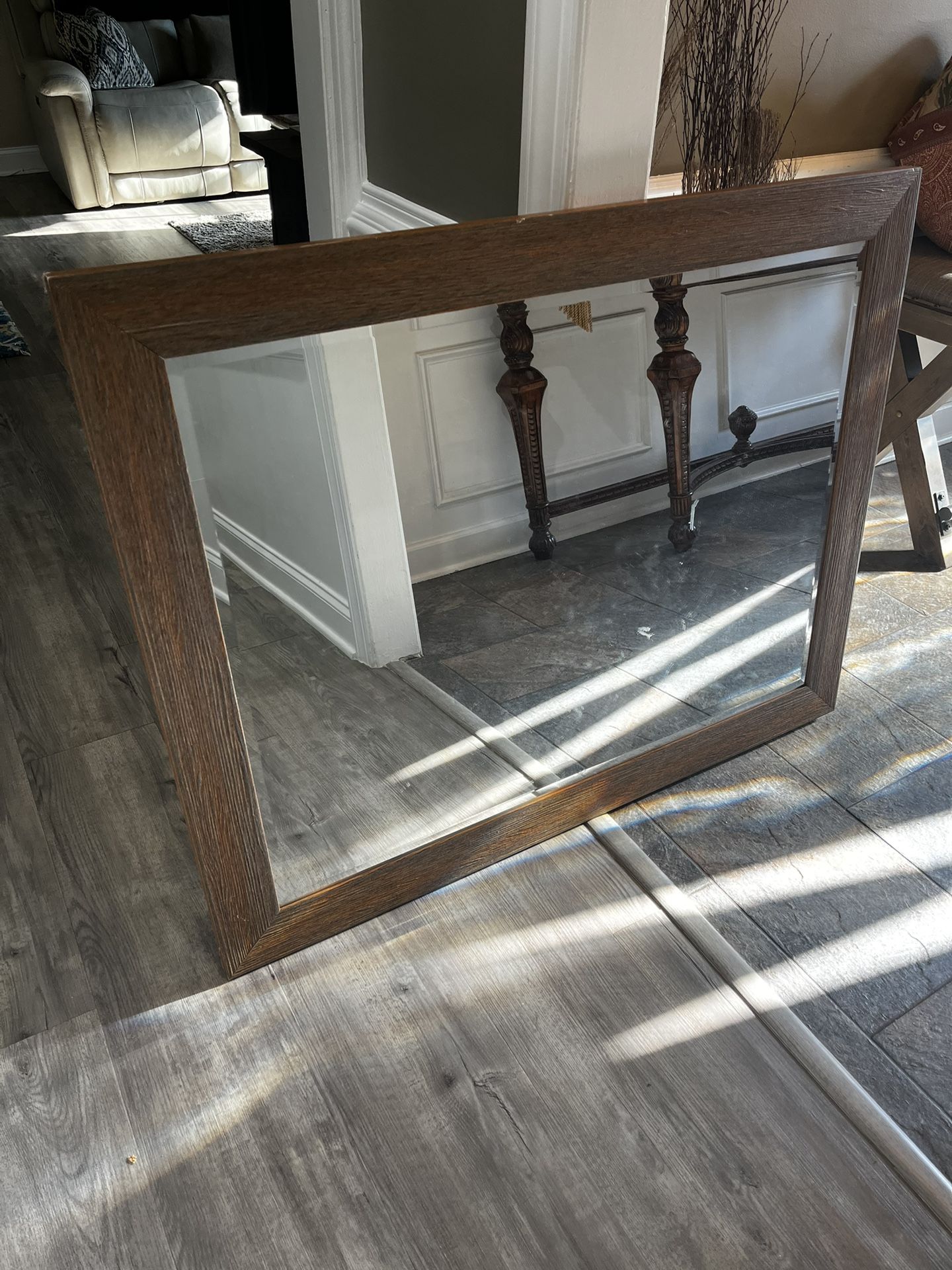 Wooden Ashley Furniture Mirror