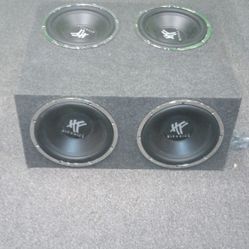 4 Hifonics 12 Inch Subs