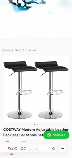 Bar stools nuevas en su caja