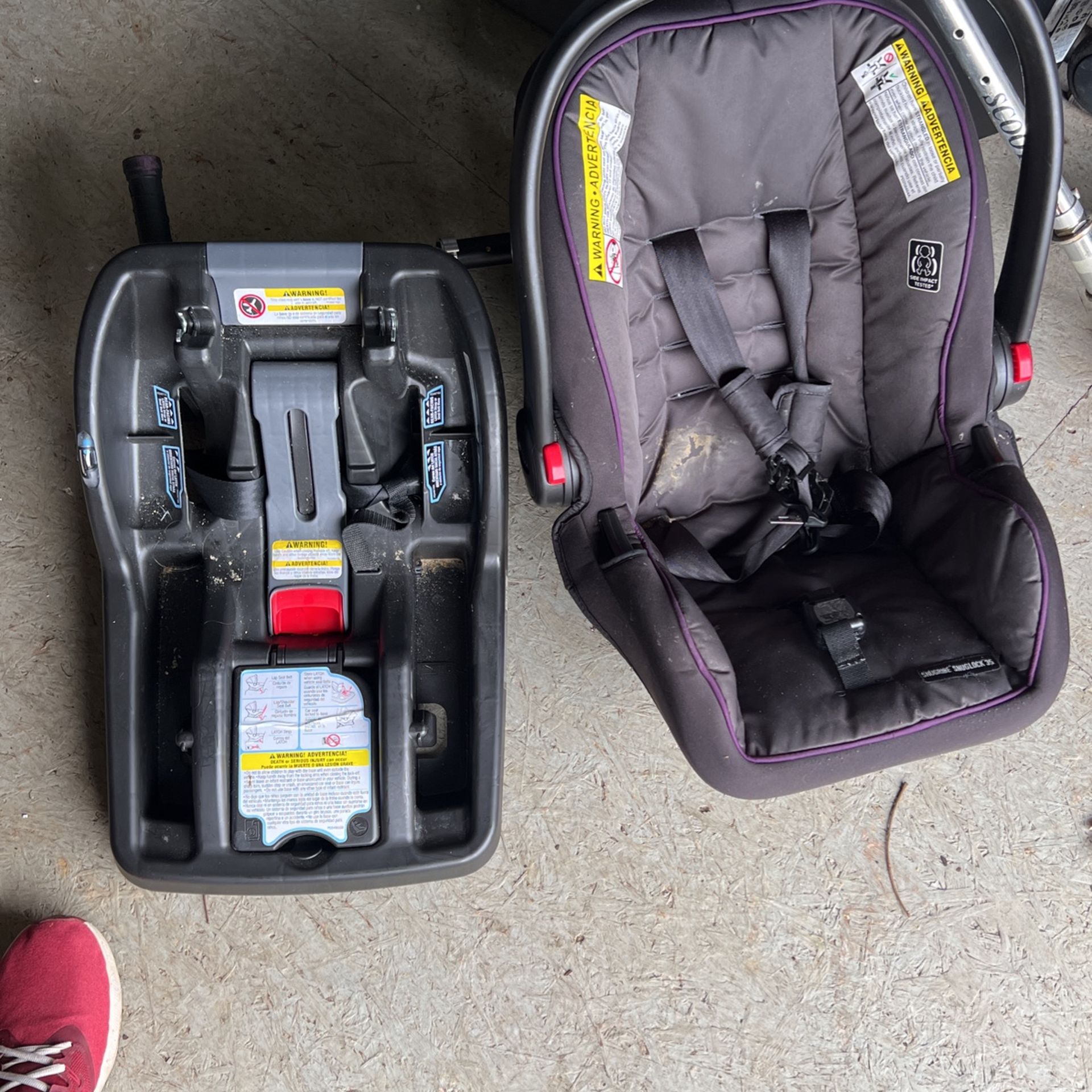 Baby Car Seat And Base