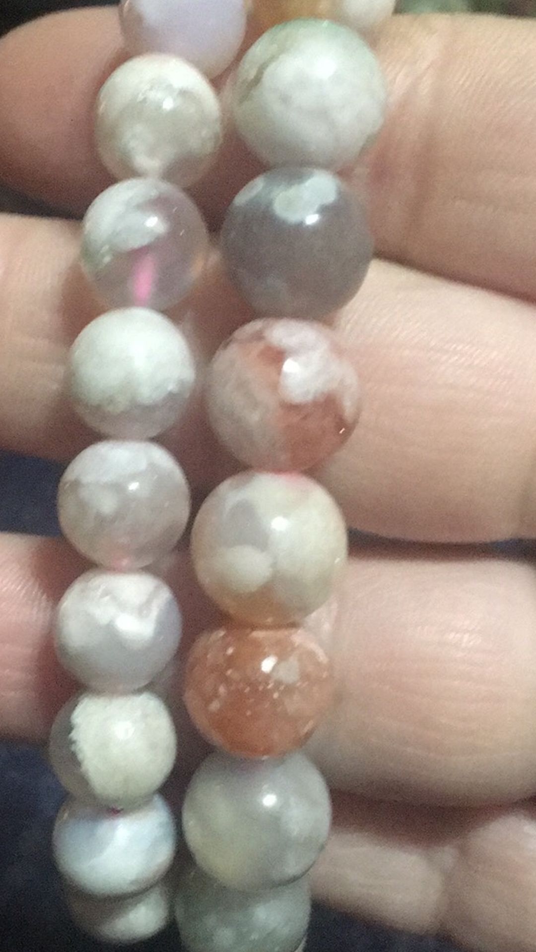 Flower Agate Bracelet