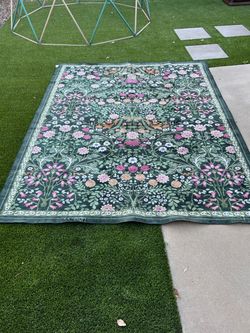 PLHXFR Floral Area Rug