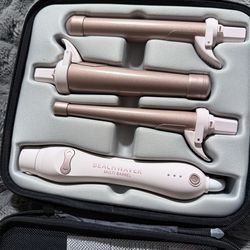 Pink beachwaver multi barrel curling iron