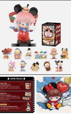 POP MART DIMOO World × Disney Series Figures, Blind Box Figures