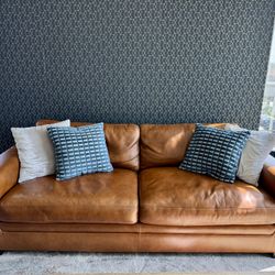 Leather sofa