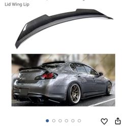 Infiniti Infinity Carbon Fiber Spoiler 