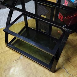 Tempered Glass TV Entertainment Center