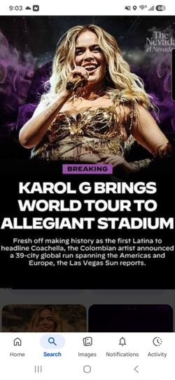KAROL G LAS VEGAS AUGUST 7