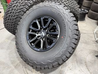 FREE DELIVERY 2024 FORD F150 RAPTOR OEM BLACK 17" WHEELS RIMS BFGOODRICH 315/70/17 TIRES TPMS