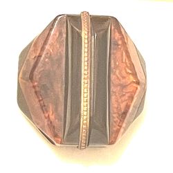 Vintage Root Beer Bakelite Brooch