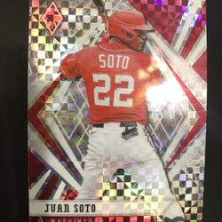  Juan Soto 2021 Panini Chronicles Phoenix Base set Silver Building Blocks Prizm 