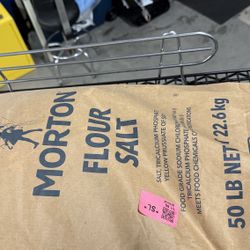 Morton flour salt (50lb)