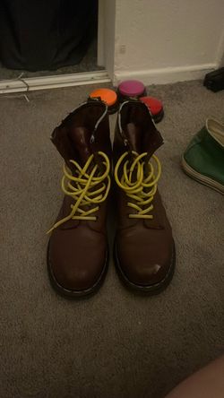 Burgundy Doc Martens Size 9