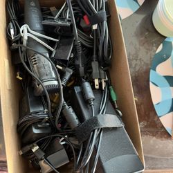 Lot Of Chargers & Wires. 