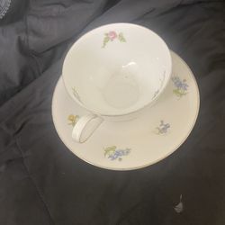 Tea cup and plate