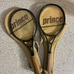 Vintage Prince Tennis Rackets- Both For $100 OBO