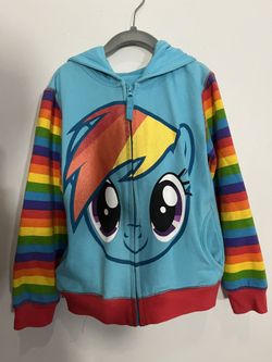 My Little Pony Zip Up Sweatshirt With Mane Hood