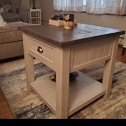Farm House Style End Table 