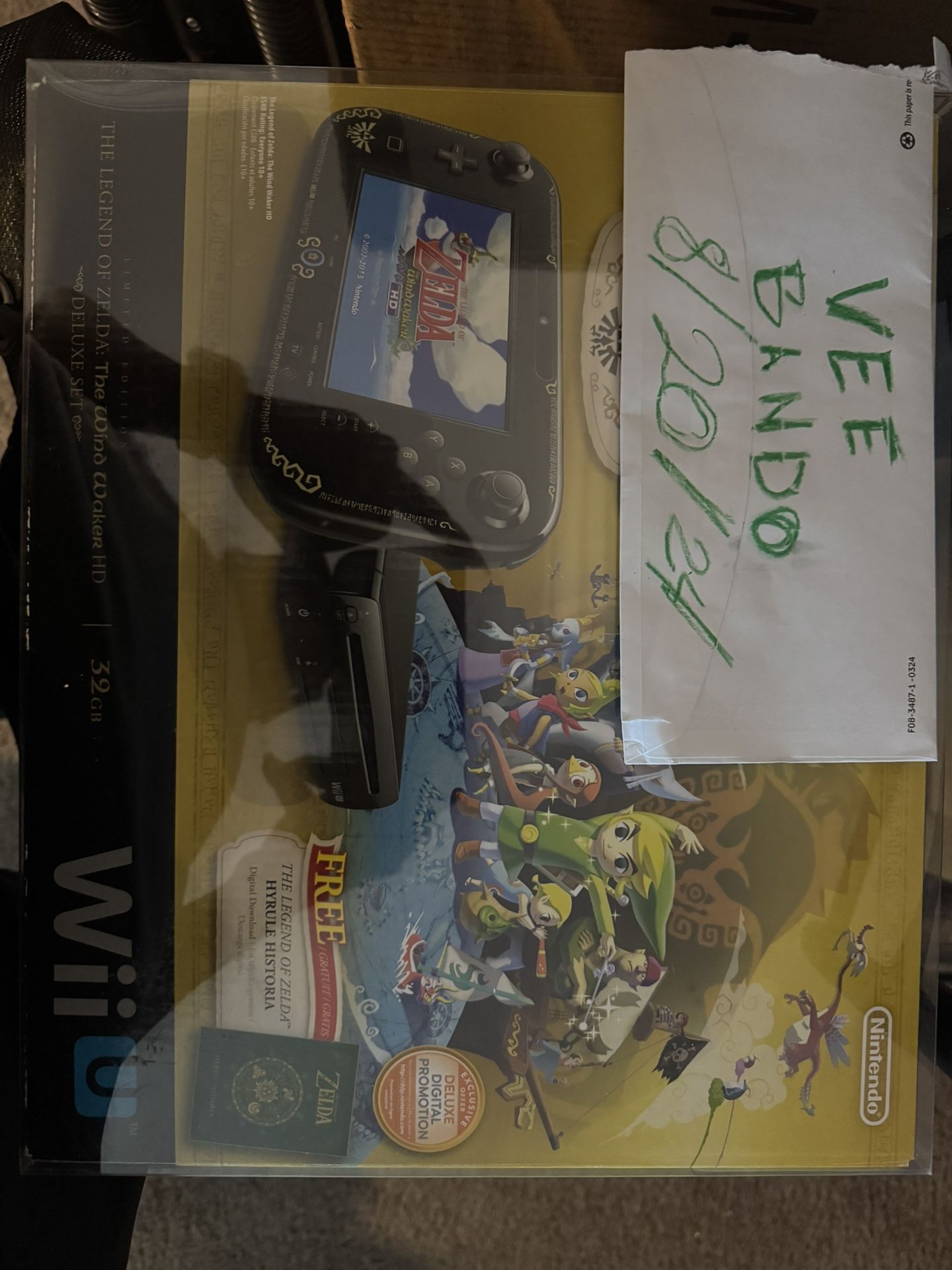legend of zelda windwaker Wii U PERFECT CONDITION