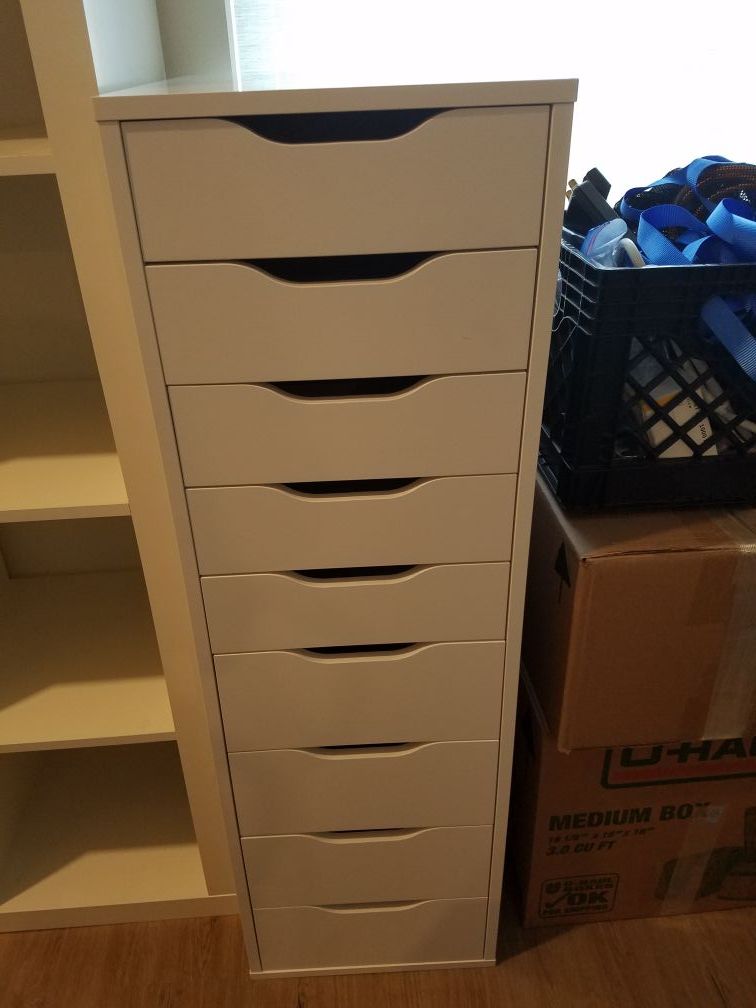 Ikea cabinet with shelves