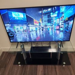 Samsung 55" 4k TV With Entertainment Stand