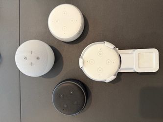 4 Amazon Echo Dot Smart Speakers (Alexa) - $50 for all, or $12-20 each