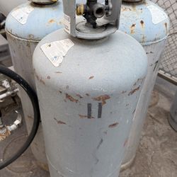FULL 100 Pound Propane Tanks
