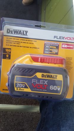 DEWALT 60V FLEX BATTERY 9.0ah