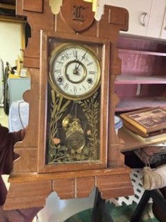 Antique 1881 Victoian Shelf Clock