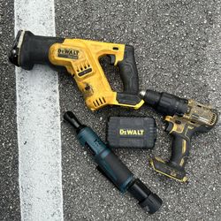 Electric Saw Drill Ratchet Wrench Dewalt Used
