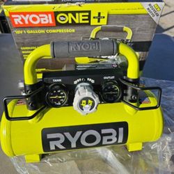 RYOBI ONE+ 1 Gal. 120 PSI Portable 18V Horizontal Air Compressor (0.5 CFM at 90 PSI) Tool Only 