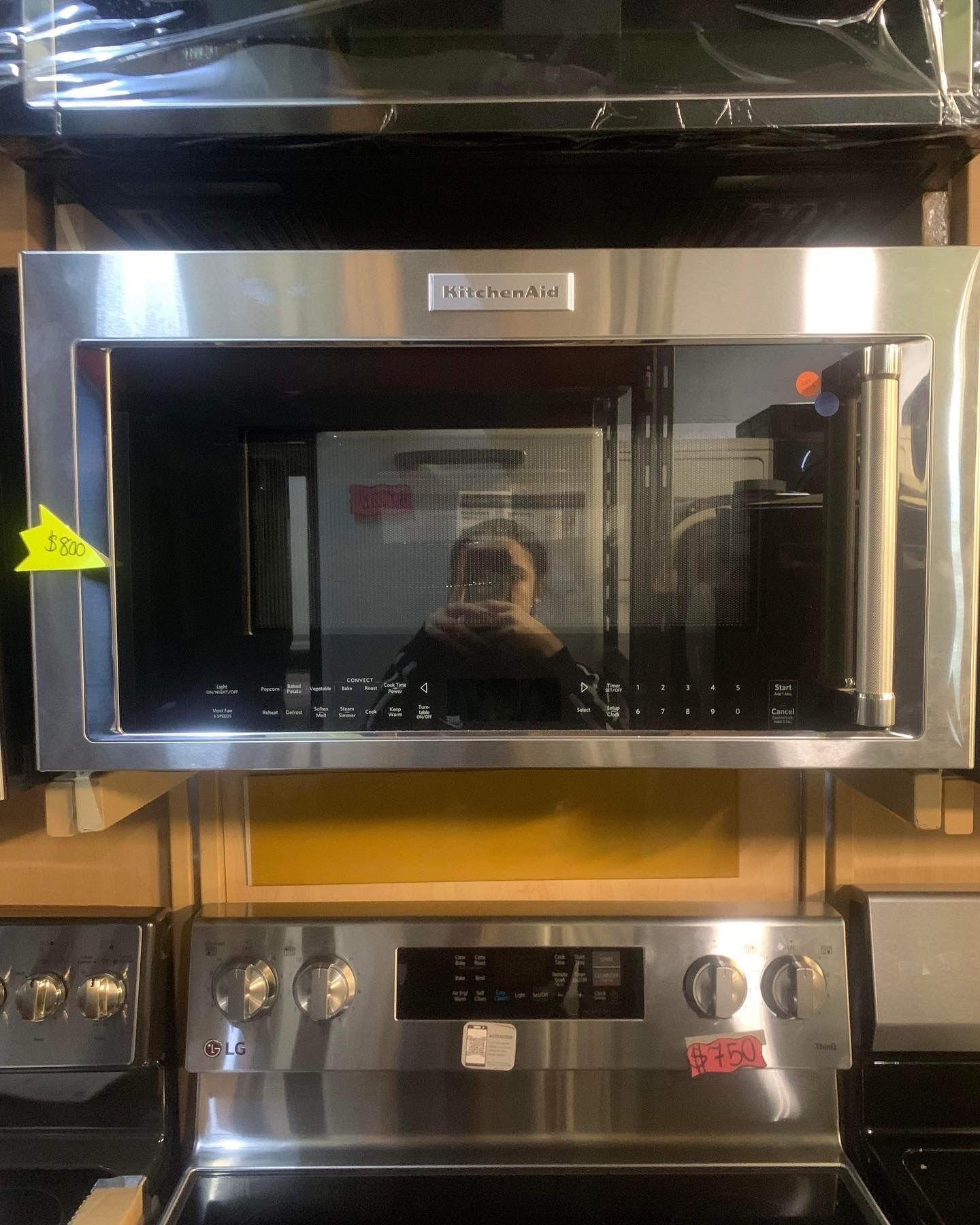 Kitchen Aid 1000 Watt Microwave