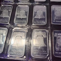 (10) 1 Oz Silver Bars