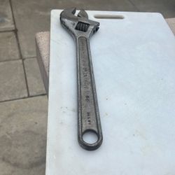Williams 15” Adjustable Wrench
