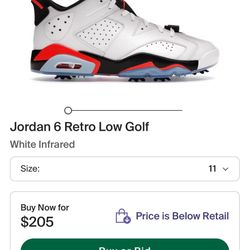 Jordan 6 Golf Shoes