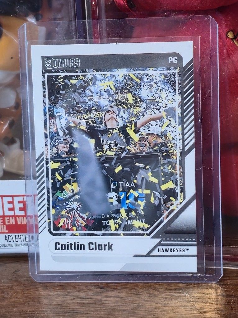 2024 Caitlin Clark Collection Panini Donruss Vortex Card #14 Numbered 091/399