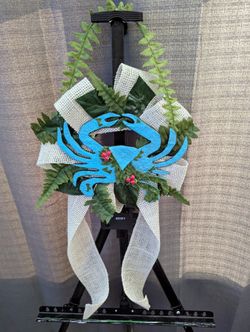 Handmade Blue Crab Wreath